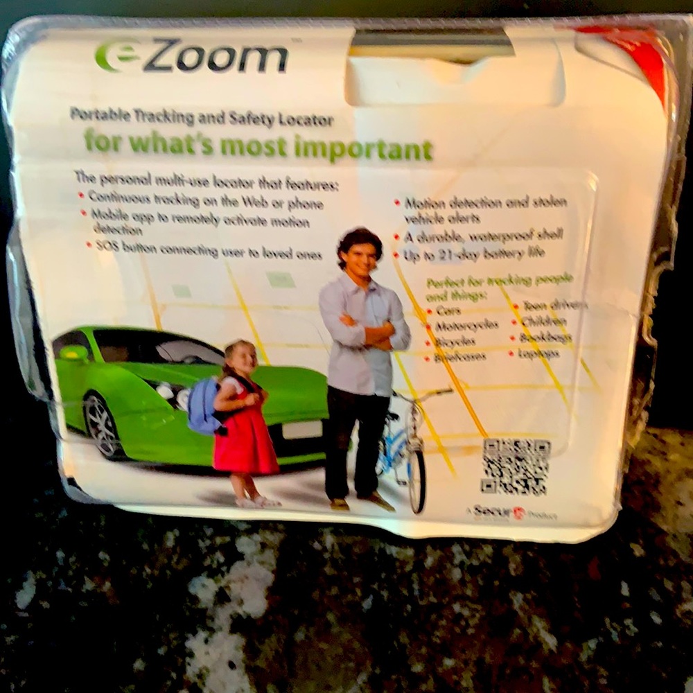 eZoom portable tracking & safety locator